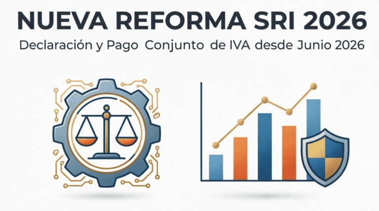 Resolución NAC-DGERCGC26-00000016 SRI - Declaración y pago conjunto de IVA desde junio 2026 en Ecuador