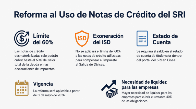 Resolución NAC-DGERCGC26-00000015: Límite del 60% en Notas de Crédito SRI