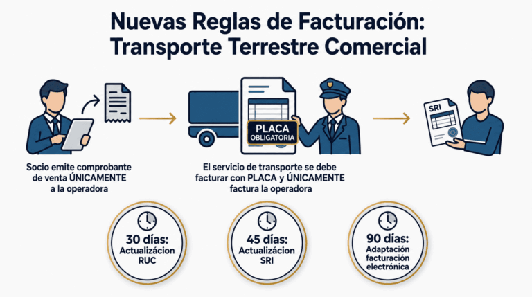 Deberes formales transporte terrestre comercial Resolución SRI NAC-DGERCGC26-00000024 con plazos y requisitos de facturación